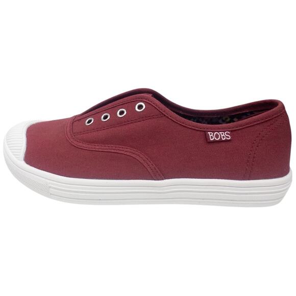 Skechers Bobs B Cool Jam Star Womens Slip On Sneaker Dark Red US Size 9 - Picture 2 of 9